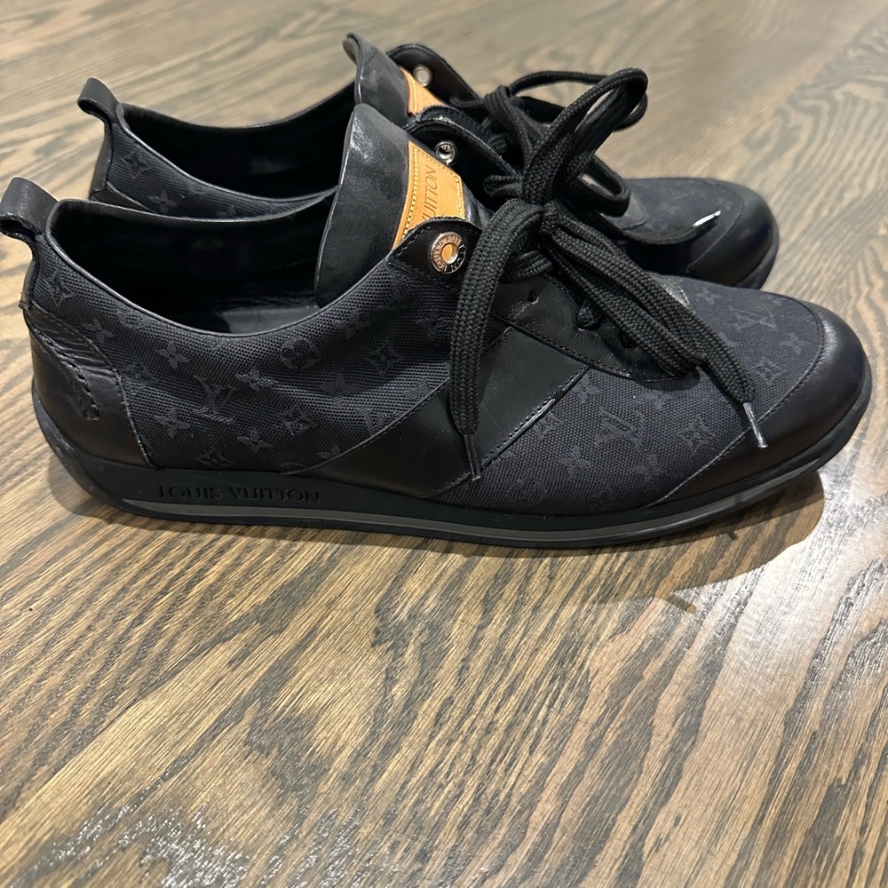 Louis Vuitton Black and Brown Sneakers - Picture 2 of 6